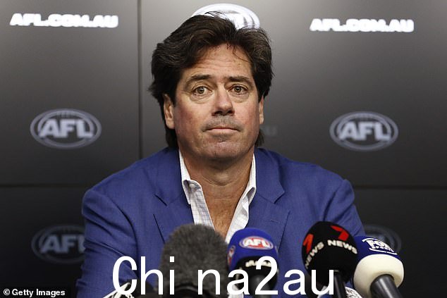 Glare 认为像最近离职的首席执行官 Gillon McLachlan(如图)这样的高管必须下台,因为他们领导着一个“鼓励吸毒”的系统
