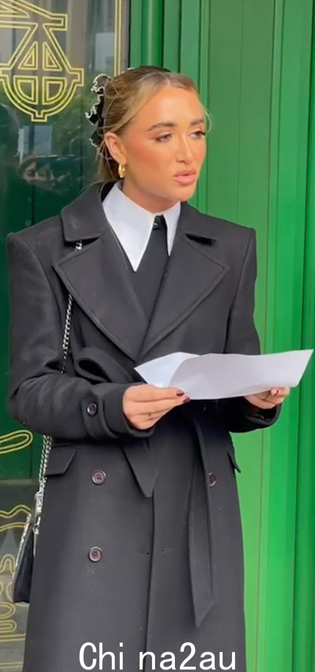 哈里森女士在判决后在法庭外发表讲话时表示,她感谢皇家检察署和埃塞克斯警方的“辛勤工作”