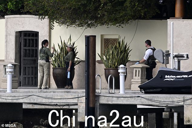 代理s 降临迪迪在迈阿密和洛杉矶的房产,作为调查涉嫌性交易的一部分
