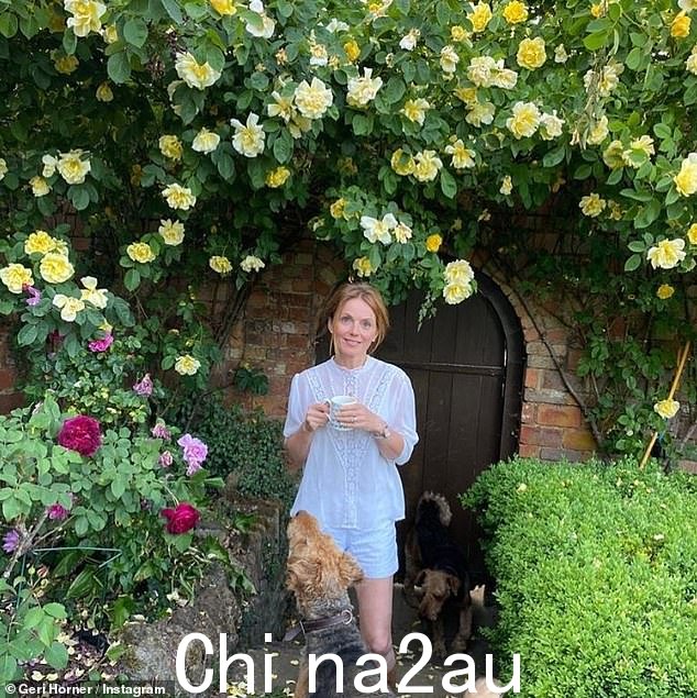 Geri 经常在 Instagram 上分享他们的花园、温室、室内游泳池和老式厨房