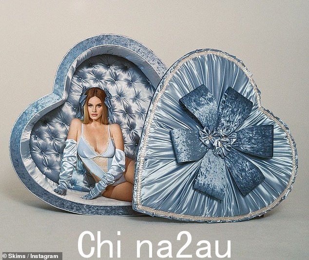 今年早些时候,Lana Del Rey(泰勒在二月份的格莱美获奖感言中深情赞扬了她)与 SKIMS 合作开展了情人节活动
