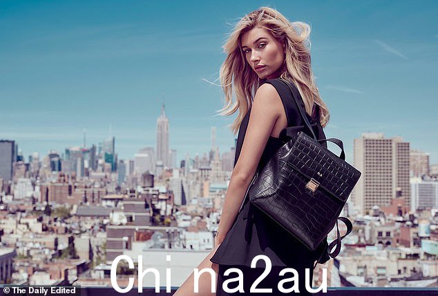 Hailey Baldwin 在 2016 年与 The Daily Edited 合作,推广了一个标记为 #theHAILEYedited