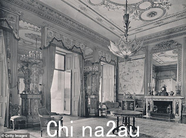 白金汉宫中心房间,东南角,1939