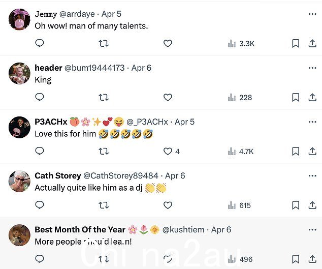 粉丝们在 X(以前称为 Twitter)上发表大量评论,在意识到 Gok 是一名 DJ 后感到震惊
