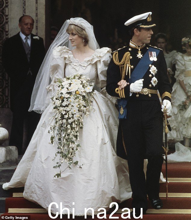 仪式明显不如 1981 年 7 月查尔斯国王与戴安娜王妃的婚礼那么奢华