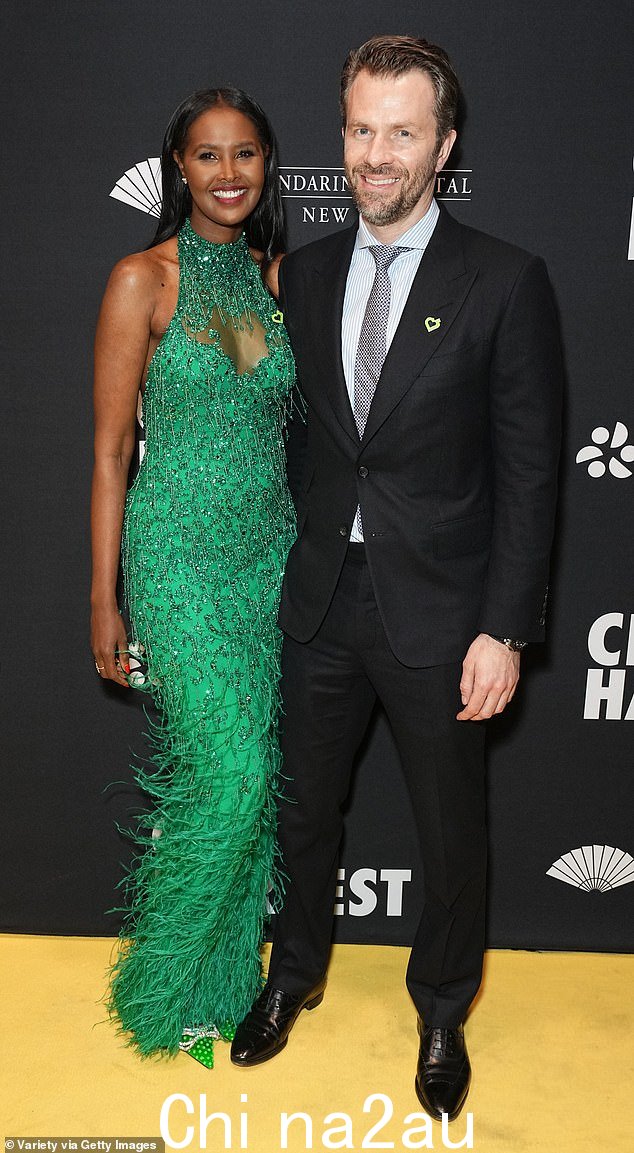 Ubah Hassan,40 岁和她的伴侣 Oliver Dachsel,44 岁,参加了周三在纽约市 Cipriani 42 街举行的粮食不安全活动 City Harvest Presents The 2024 Gala: Magic of Motown