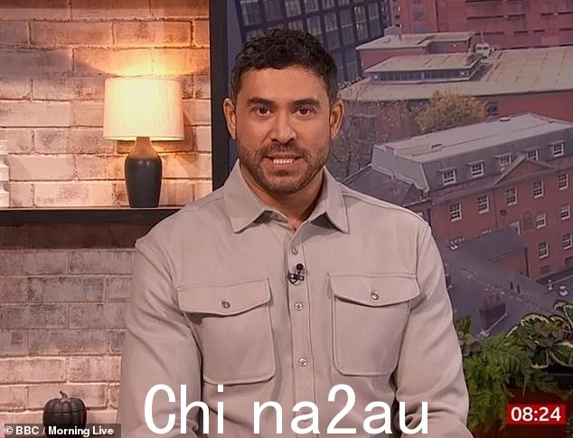 Rav Wilding 自从透露他与结婚 12 年后的妻子 Jill Morgan 分手后首次回归 Morning Live