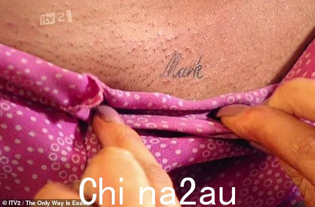 在节目中,劳伦提到了她在与马克的关系中所遭受的“心痛”,同时还透露她有他名字的纹身