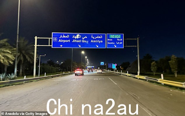 伊拉克:昨天伊拉克关闭领空后,通往巴格达机场的道路空无一人