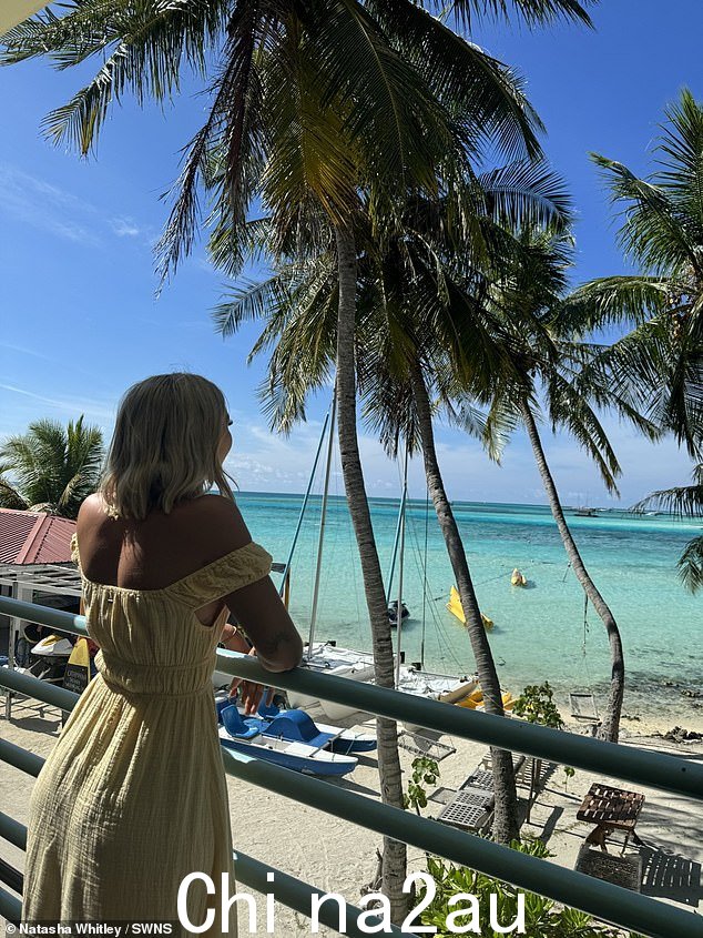 内容创建者忽略了她在 Dhiffushi 的住宿地点,每晚只需 25 英镑