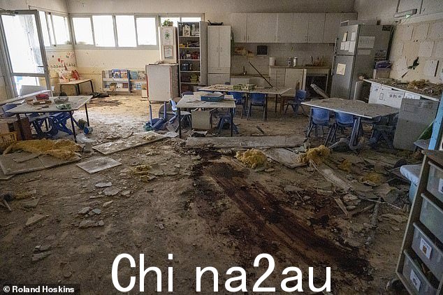 Be'eri 幼儿园,10 月 7 日哈马斯枪手扫荡基布兹时,这里似乎是冲突地点