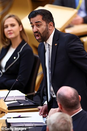 Humza Yousaf 周四在苏格兰议会
