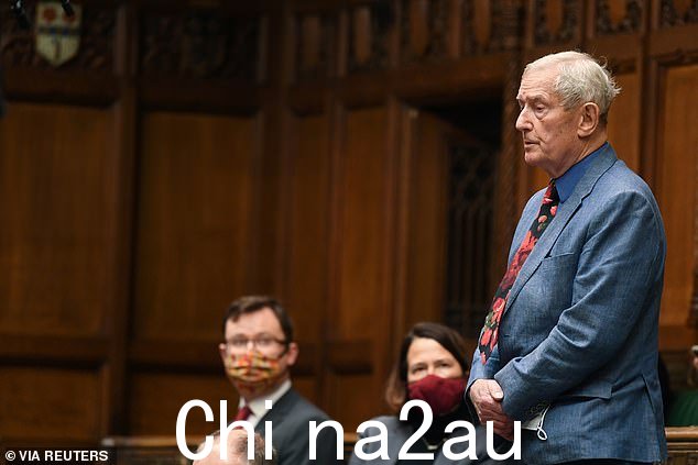 工党议员巴里·谢尔曼(Barry Sheerman,摄于 2021 年)指责牛津伯爵和莫斯科前军情六处负责人阿斯奎斯是“一名据信在美国的人的游说者”参与俄罗斯帮派犯罪'