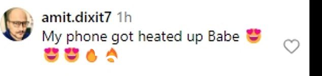 Kady 的关注者立即在她帖子的评论部分表达对她的快照的认可