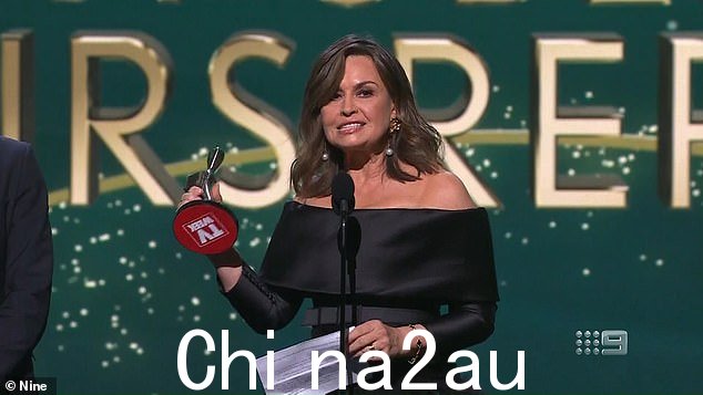 Lisa Wilkinson 图为 2022 年 6 月发表 Logies 演讲