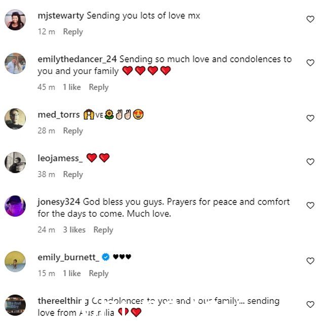 安娜贝尔在 Instagram 上分享了一张家庭照片后,她的社交媒体粉丝纷纷表示哀悼