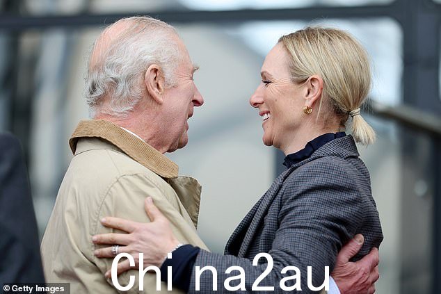 国王查尔斯三世和 Zara Tindall 今天在皇家温莎马展第三天