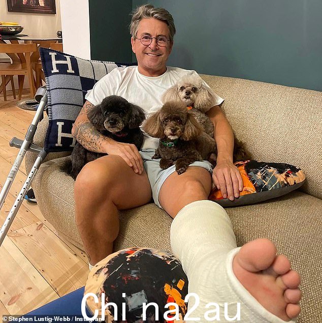 Stephen 和 Daniel 去年在宣布参加 2024 年冰上舞蹈系列赛之前离开了 Gogglebox,但他因脚踝骨折退出了比赛