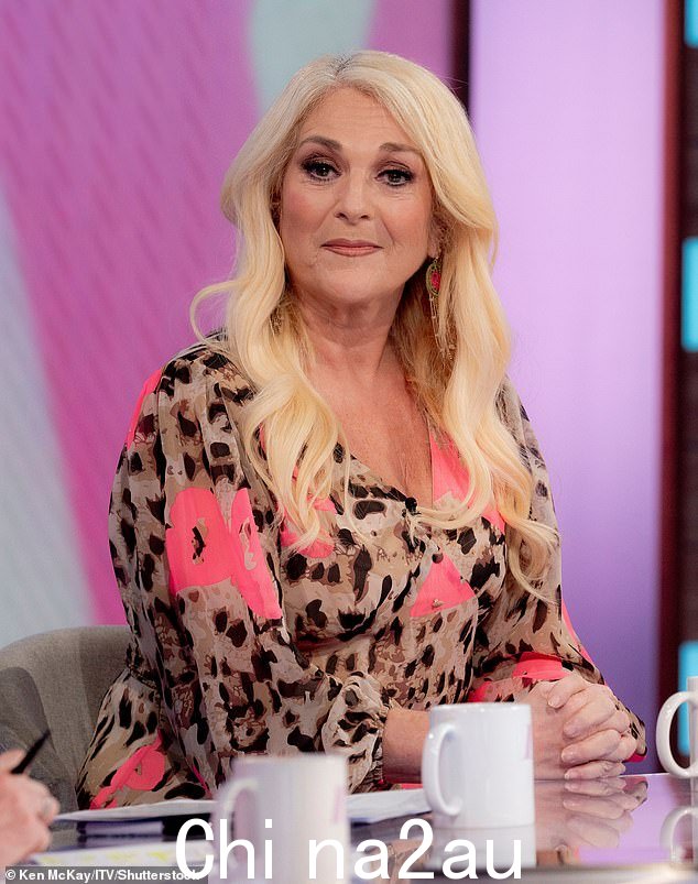 Vanessa Feltz(如图)据说在发现自己与前未婚夫 Ben Ofoedu 参加相同的活动时迅速退出
