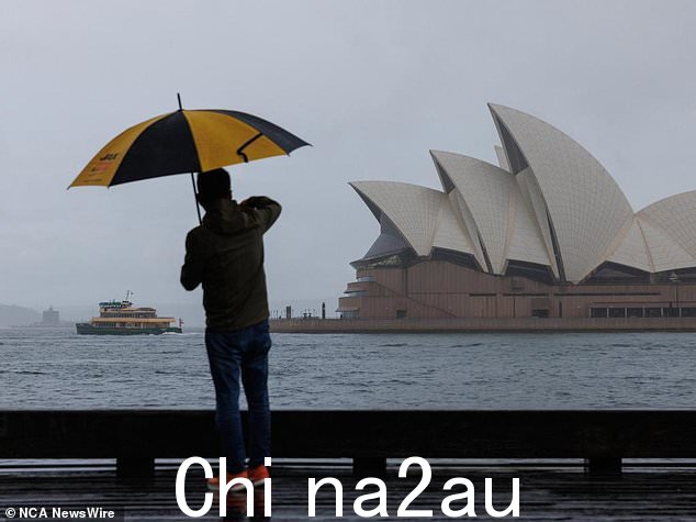 周六悉尼周边地区预计降雨量为 20 至 45 毫米,周日预计降雨量为 3 至 20 毫米
