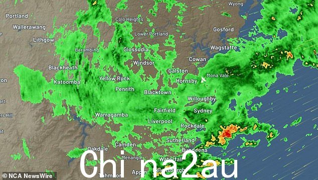 气象局警告新南威尔士州多个地区可能出现严重雷暴