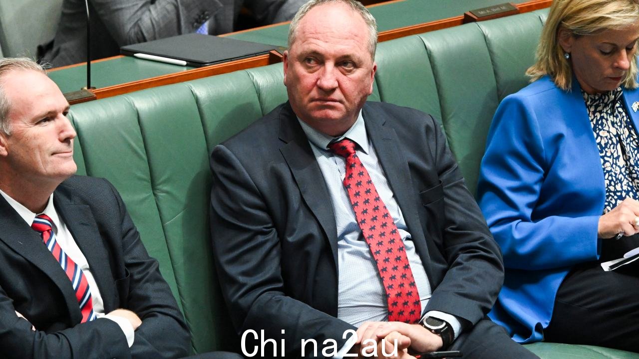 巴纳比·乔伊斯 (Barnaby Joyce) 敦促首相与佩曼女士就她对“从河流到海洋”一词的争议使用进行对话。图片:NCA NewsWire / Martin Ollman