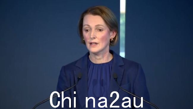 Telstra 首席执行官 Vicki Brady 周二告诉记者,该公司拟议的裁员计划将于 2024 年底进行,这将启动其企业业务的“重置”,以简化运营并提高生产力。图片:提供。