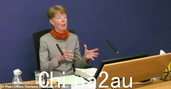 屏幕抓取取自前邮局老板 Paula Vennells 的邮局地平线 IT 调查,她为伦敦市中心奥德维奇大厦的调查提供了证据,作为调查的第五和第六阶段,正在研究治理、补救以及邮局和其他机构如何应对丑闻。图片日期:2024 年 5 月 22 日星期三。PA 照片。请参阅 PA 故事 INQUIRY Horizon。照片来源应为:Post Office Horizon IT Inquiry/PA Wire 编辑注意:此讲义照片仅可用于编辑报道目的,以同时说明图像中的事件、事物或人物或标题中提到的事实。重复使用该图片可能需要获得版权所有者的进一步许可。