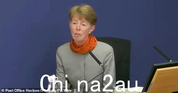 从邮局地平线拍摄的屏幕抓取前邮局老板保拉·文内尔斯 (Paula Vennells) 的 IT 调查,她为伦敦市中心奥德维奇大厦 (Aldwych House) 的调查提供证据,这是调查第五和第六阶段的一部分,该调查正在研究治理、补救以及邮局和其他机构的回应方式丑闻。图片日期:2024 年 5 月 22 日星期三。PA 照片。请参阅 PA 故事 INQUIRY Horizon。照片来源应为:Post Office Horizon IT Inquiry/PA Wire 编辑注意:此讲义照片仅可用于编辑报道目的,以同时说明图像中的事件、事物或人物或标题中提到的事实。重复使用该图片可能需要获得版权所有者的进一步许可。