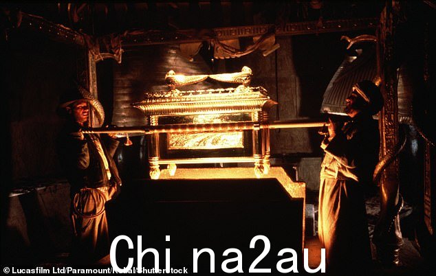 约柜出现在 1981 年动作冒险电影的画面中