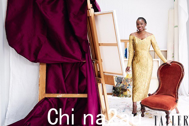 英籍赞比亚艺术家 Hannah Uzor(如图)表示,她为《Tatler》七月号封面致敬威尔士王妃殿下的力量和尊严