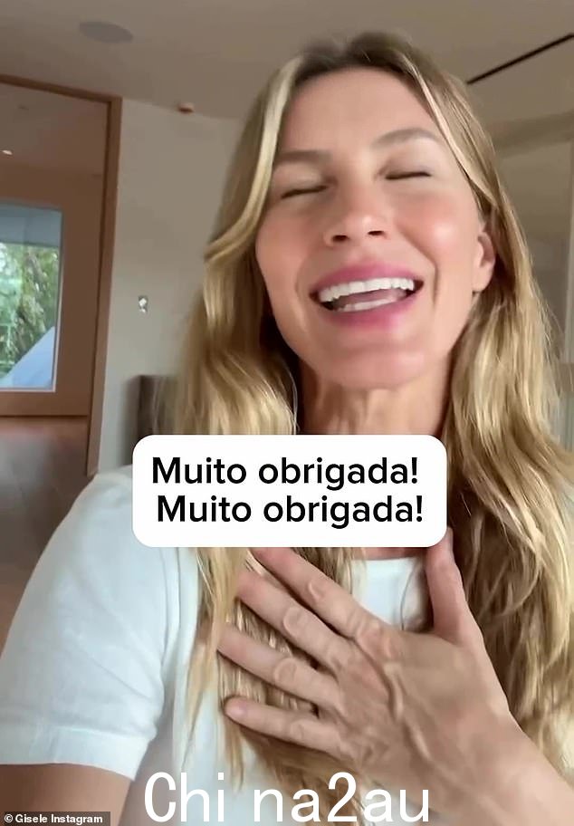 该帖子透露捐款已超过 100 万美元。 Luz 联盟基金是 Gisele 于 2020 年发起的一项倡议,旨在为巴西家庭提供人道主义大流行救援