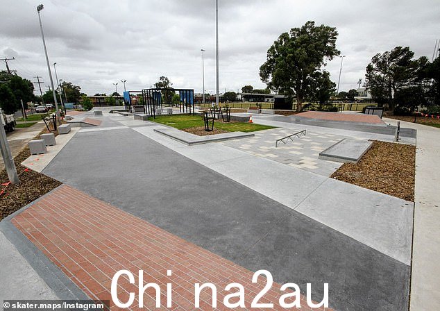 这些团体在墨尔本圣奥尔本斯的 Errington Reserve Plaza 滑板公园(如图)发生冲突
