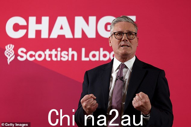 Keir Starmer 的优势自本周初以来整体下降了两分,但变化在误差范围内