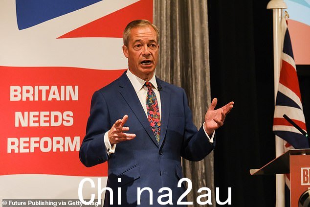 有迹象表明,在奈杰尔·法拉奇(Nigel Farage)一系列高调干预之后,改革已获得支持(如图)