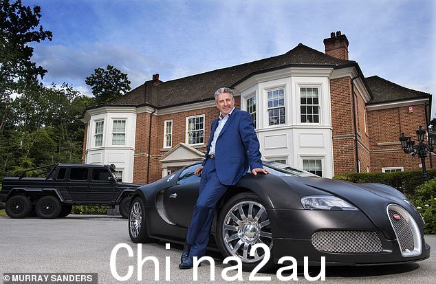 贝斯特和他的价值150万英镑的布加迪贝隆在他的萨里豪宅外。他被摩纳哥吸引是因为零所得税和温暖的天气