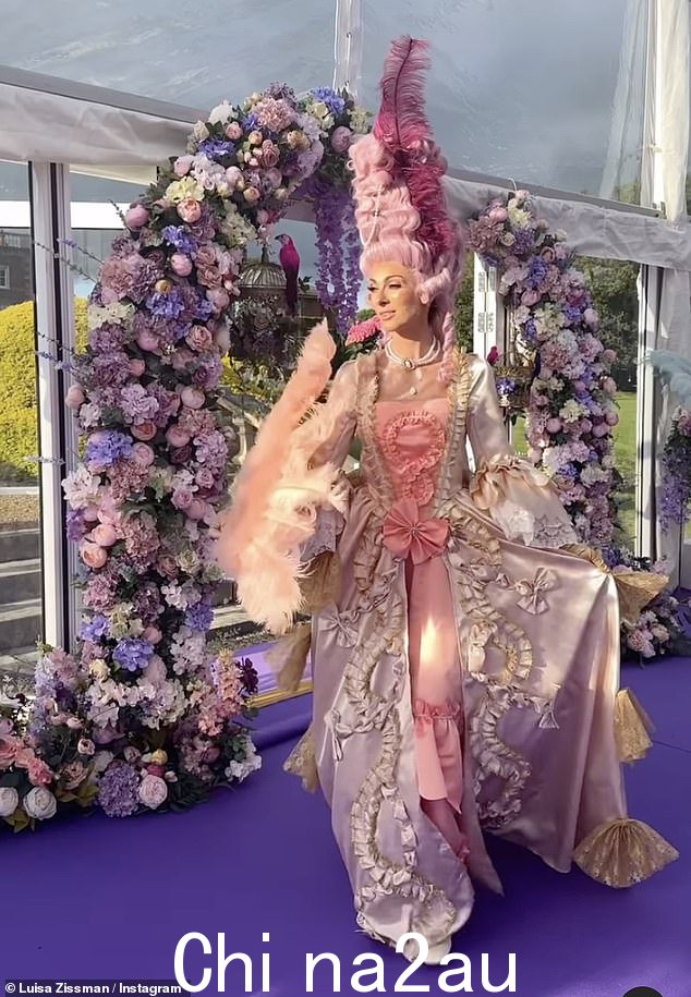 Luisa Zissman 在周末举办了一场奢华的布里奇顿主题派对来庆祝她的 37 岁生日,上演了一场令人惊叹的表演