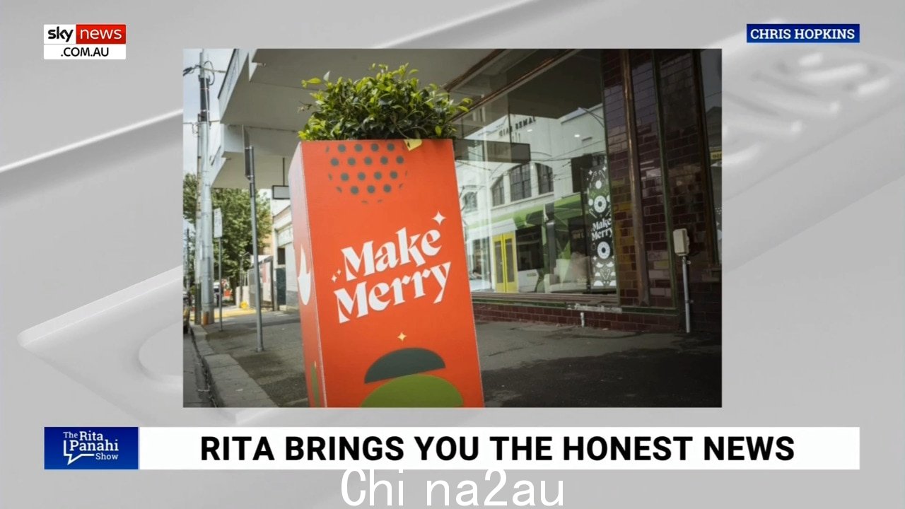 'Make Merry':墨尔本市议会在标志中省略了'圣诞节'一词