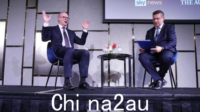 Anthony Albanese 成为去年澳大利亚经济展望的头条新闻经济展望论坛。图片:John Feder/《澳大利亚人报》size=
