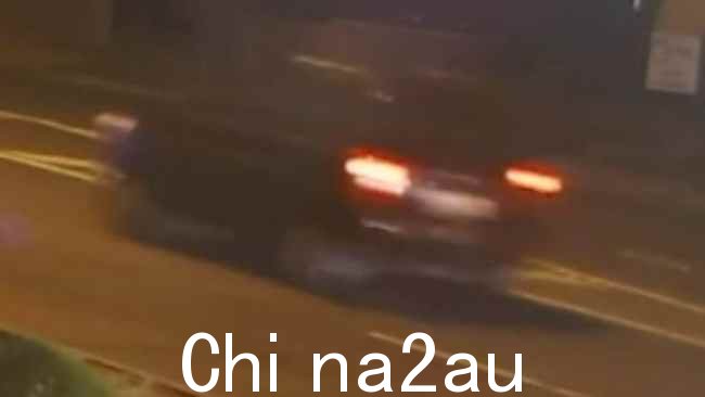 警方已发布闭路电视录像,其中显示显示发生碰撞的第二辆车。图片:维多利亚警察局。