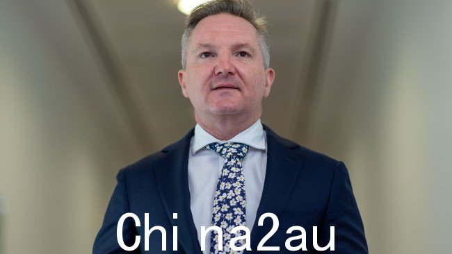 鲍文先生表示反对党领袖“在能源政策方面毫无头绪”,并指责他试图破坏《巴黎协定》。图片:NCA NewsWire / Gary Ramage。