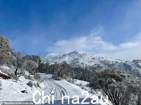 Perisher 度假村蓝牛山的雪