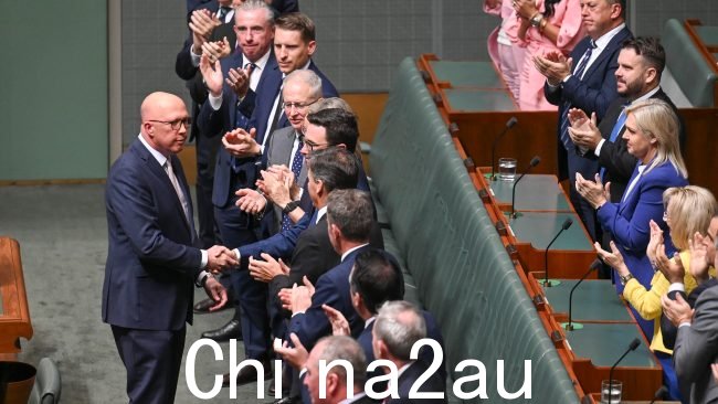 反对党领袖 Peter Dutton 公布了澳大利亚建造七座核电站的计划。图片:NCA NewsWire / Martin Ollman