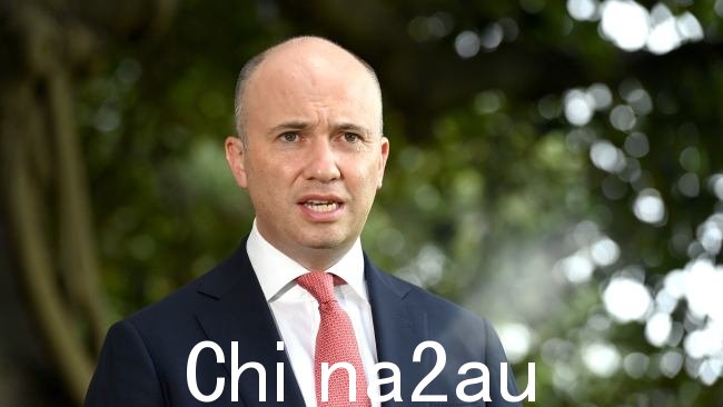 前新南威尔士州财长马特·基恩 (Matt Kean) 发表告别演说在周五。图片:NCA NewsWire / Jeremy Piper。