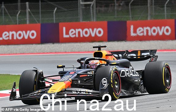 红牛的荷兰车手马克斯·维斯塔潘于 2024 年 6 月 23 日在巴塞罗那郊区蒙特梅洛的加泰罗尼亚赛道参加西班牙一级方程式大奖赛(摄影:Manaure Quintero / 法新社)(摄影:MANAURE QUINTERO / 法新社,盖蒂图片社)
