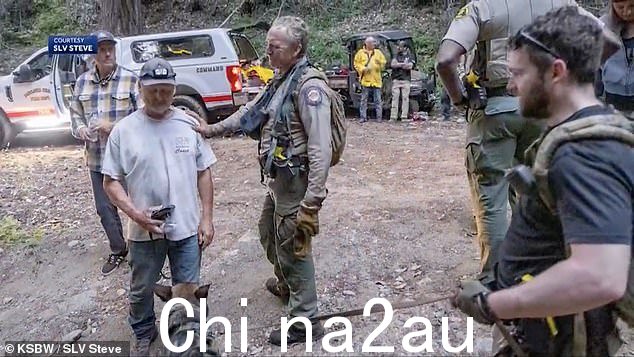 Boulder Creek 消防局部署了一架无人机并发现了他,而一只狗追踪了他