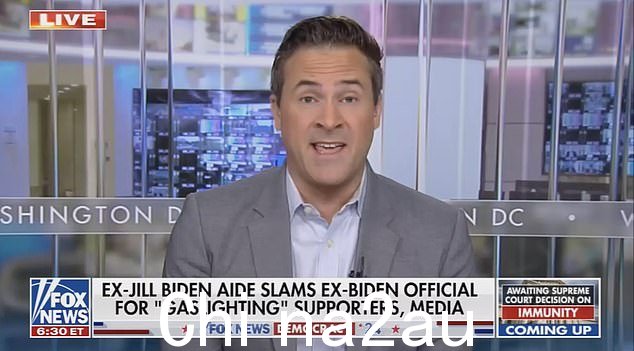 '数据!?'第一夫人吉尔·拜登的前新闻秘书迈克·拉罗萨(Mike LaRosa,上图)在推特上写道,“如果有数据可以抵消我们所看到的影响,那么它到底在哪里???”” class=
