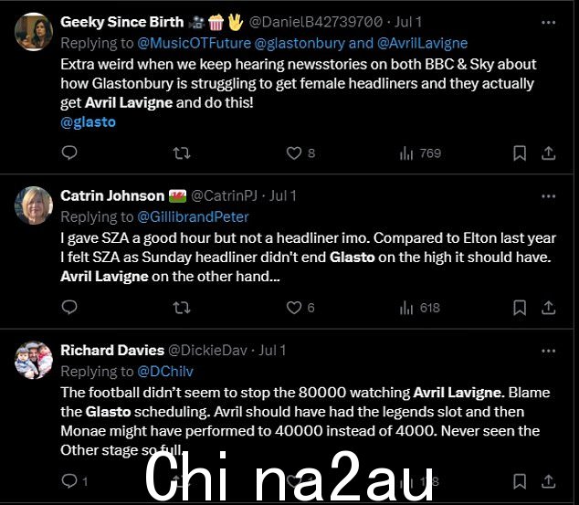 日程安排上的失误让粉丝们非常愤怒,他们在 Twitter 上表达了艾薇儿现场人潮涌动的不安全感,并暗示她应该在主场比赛改为舞台