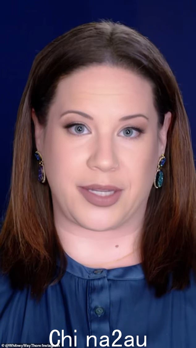 My Big Fat Fabulous Life 明星 Whitney Way Thore,40 岁,说很多人问她是否会使用 Ozempic,因为有人猜测她因此减肥了