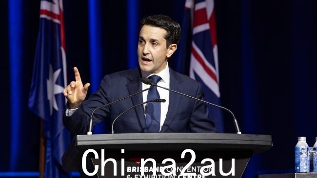 David Crisafulli 表示,根据自由国家警察新的“成人犯罪,成人时间”政策,犯下严重罪行的青少年犯罪者将像成年人一样被判刑。图片:理查德·沃克/澳大利亚新闻集团。